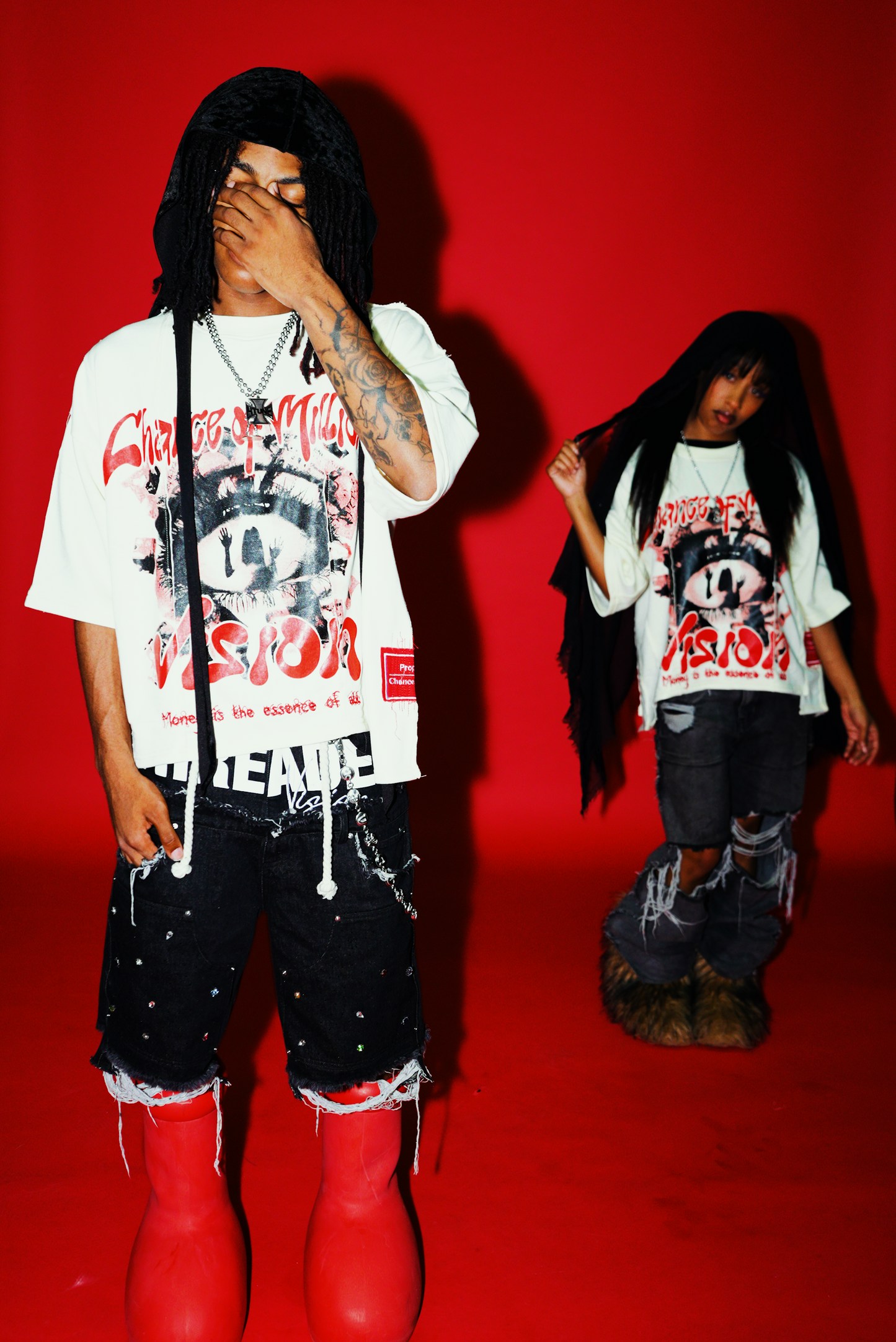 (Cream) “Vision Heavy Weight Tee”